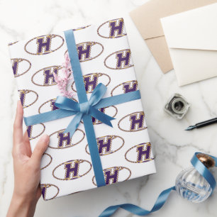 Hunter College Hawks Atletiek Logo Cadeaupapier