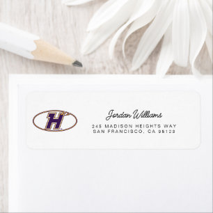 Hunter College Hawks Atletiek Logo Etiket