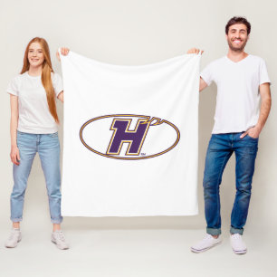Hunter College Hawks Atletiek Logo Fleece Deken