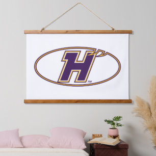Hunter College Hawks Atletiek Logo Hangend Wandkleed