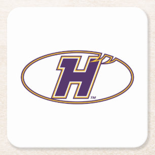 Hunter College Hawks Atletiek Logo Kartonnen Onderzetters