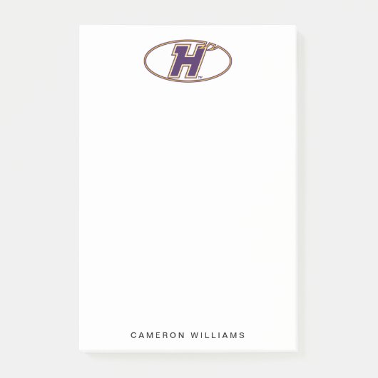Hunter College Hawks Atletiek Logo Post-it® Notes (Voorkant)