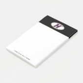 Hunter College Hawks Atletiek Logo Post-it® Notes (Schuin)