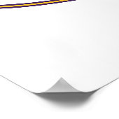 Hunter College Hawks Atletiek Logo Poster (Hoek)