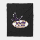 Hunter College Hawks Mascotte Fleece Deken (Voorkant)
