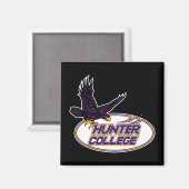 Hunter College Hawks Mascotte Magneet (Voorkant / Achterkant)