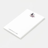 Hunter College Hawks Mascotte Post-it® Notes (Schuin)