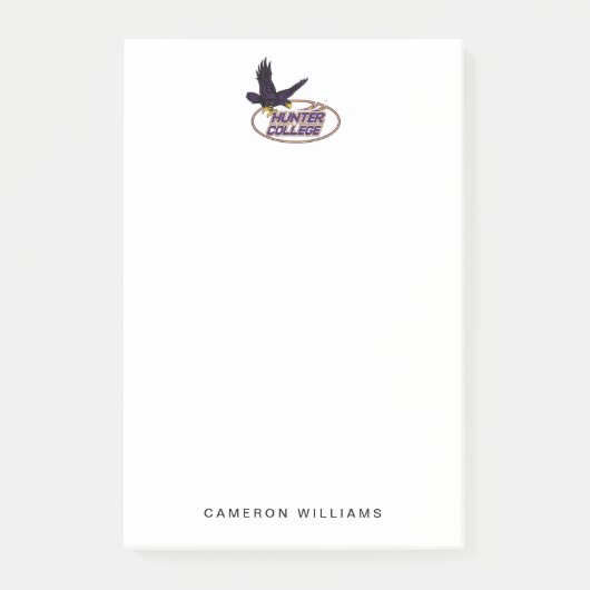 Hunter College Hawks Mascotte Post-it® Notes (Voorkant)