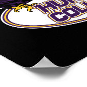 Hunter College Hawks Mascotte Poster (Hoek)