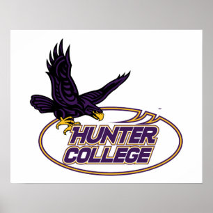 Hunter College Hawks Mascotte Poster