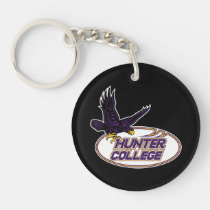 Hunter College Hawks Mascotte Sleutelhanger