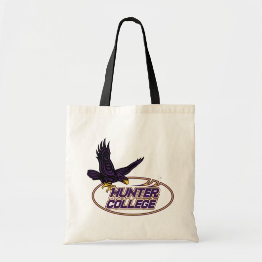 Hunter College Hawks Mascotte Tote Bag (Voorkant)