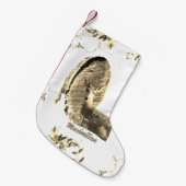 Hunter Country Wood Knot Buck Deer Kleine Kerstsok (Voorkant (Hangend))