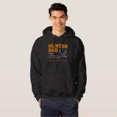 Hunter Dad: beste vader ooit Hoodie (Voorkant volledig)
