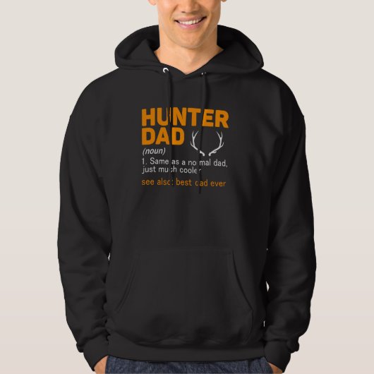 Hunter Dad: beste vader ooit Hoodie (Voorkant)