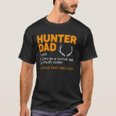 Hunter Dad: beste vader ooit T-shirt (Voorkant)