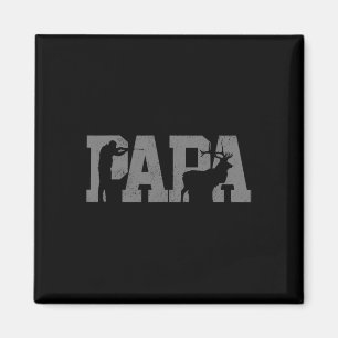 Hunter Dad Deer Vader Vaderdag Jachten Papa Magneet