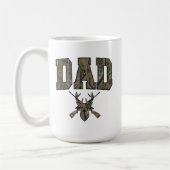 Hunter Dad Mok, Vaderdag cadeau voor buitenmens Koffiemok (Links)
