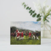 Hunter - De vossenjacht - Tally-ho 1924 Briefkaart (Staand voorkant)