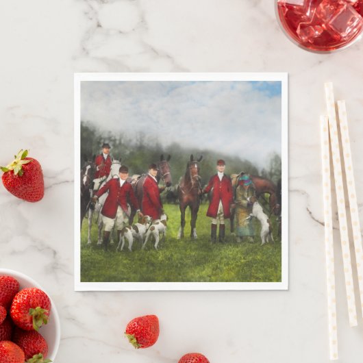 Hunter - De vossenjacht - Tally-ho 1924 Servet (Insitu)