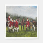 Hunter - De vossenjacht - Tally-ho 1924 Servet (Voorkant)