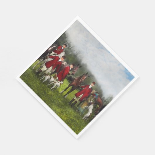 Hunter - De vossenjacht - Tally-ho 1924 Servet (Hoek)