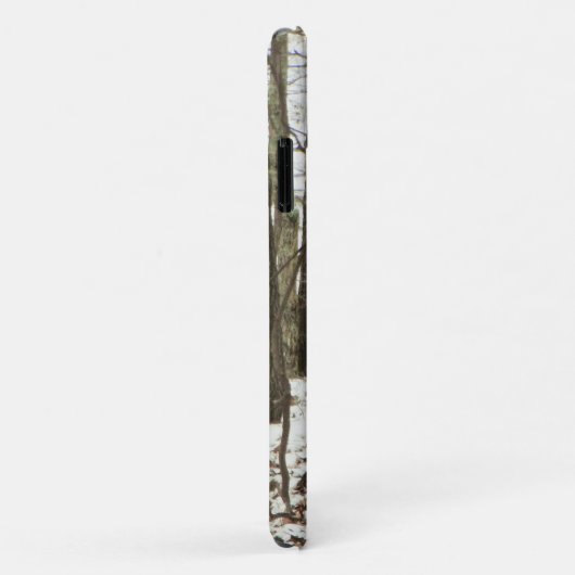 Hunter Deer in de sneeuw met monogram Camo Case-Mate iPhone Case (Achterkant/rechts)