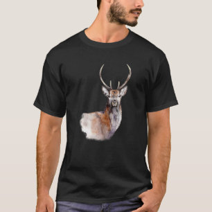 Hunter Deer Olive Hunt Green T-shirt
