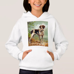 Hunter dog met vogel in de mond