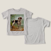 Hunter dog met vogel in de mond (Ontwerp Voorkant & Achterkant)