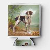 Hunter dog met vogel in de mond blikjeskoeler (Voorkant)