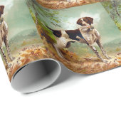 Hunter dog met vogel in de mond cadeaupapier (Rol Hoek)