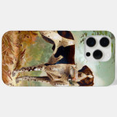 Hunter dog met vogel in de mond Case-Mate iPhone case (Achterkant (horizontaal))