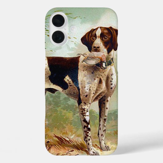 Hunter dog met vogel in de mond Case-Mate iPhone case (Achterkant)
