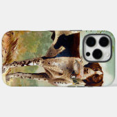 Hunter dog met vogel in de mond Case-Mate iPhone case (Achterkant (horizontaal))