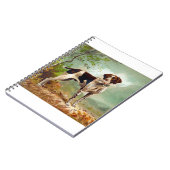 Hunter dog met vogel in de mond notitieboek (Linkerzijde)