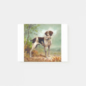 Hunter dog met vogel in de mond post-it® notes (Voorkant)