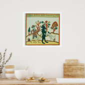 Hunter en Boar, Russisch, laat 18de eeuw Poster (Keuken)