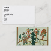 Hunter en Boar, Russisch, laat 18de eeuw Visitekaartje (Voorkant / Achterkant)