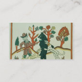 Hunter en Boar, Russisch, laat 18de eeuw Visitekaartje (Achterkant)