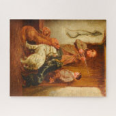 Hunter en Boy door Arthur Fitzwilliam Tait 1876 Legpuzzel (Horizontaal)