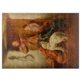 Hunter en Boy door Arthur Tait 1876 Rustic Snijplank (Voorkant)