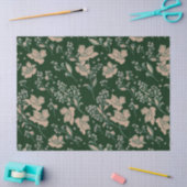 Hunter en Coral Pink Inked Blossom Tissuepapier (Craft)