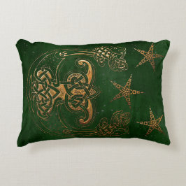 Hunter en Gold Celtic Accent Kussen