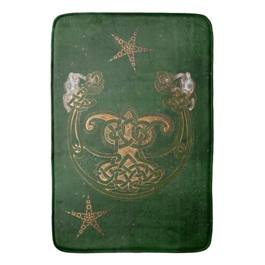 Hunter en Gold Celtic Badmat (Voorkant Verticaal)