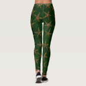 Hunter en Gold Celtic Leggings (Achterkant)