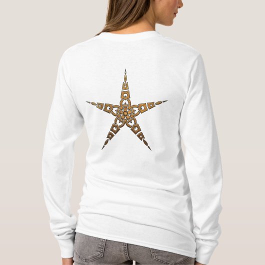 Hunter en Gold Celtic T-shirt (Achterkant)