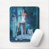 Hunter en Pet Tiger 1 (Mousepad) Muismat (Met muis)