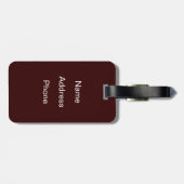 Hunter en Spaniel Bagagelabel (Achterkant horizontaal)