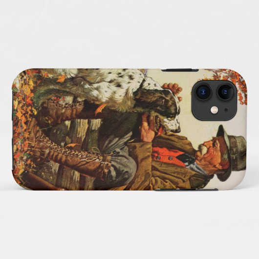 Hunter en Spaniel Case-Mate iPhone Case (Achterkant (horizontaal))